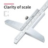 0-150mm Depth Vernier Caliper Micrometer Measuring Tool, 0.02mm Resolution,Carbonsteel Caliper