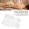 4pcs Castor Oil Packs Set Prevent Leakage Adjust Strap Reusable