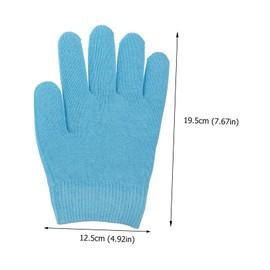 Baluue 1pair Moisturizing Gel Gloves for Women Hand Therapy Softens Skin Prevents Cracks Elastic Design for Daily Use