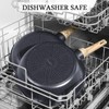 GiPP Ceramic Nonstick Deep Frying Pan Skillet, 12" Saute Pan