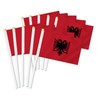 10 PCS Albania Handheld Small Flag, Albanians Hand held Mini