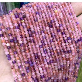 EUMENIDES Natural Diamond Gemstone Bracelet, 4 mm Natural Stone Bracelet for Women, 5 mm 925 Silver, Elastic Cord, Stone Silver stone Silver Diamond, Agate