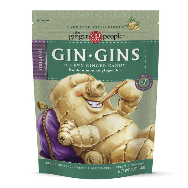 Ginger People Original Ginger Chews 3oz Bag