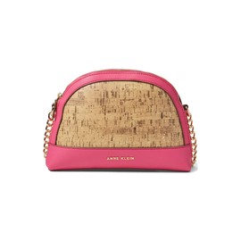 Anne Klein Triple compartment cork crossbody