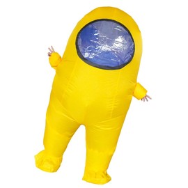 Impostor Inflatable Costume for Adult Funny Halloween Spacesuit Costume Astronaut Figures for Adult Game Fans