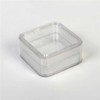 40mm Clear Packaging Box,3D Floating Display Case, Elasticity Membrane Jewelry