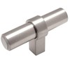 Cosmas® 181SN Satin Nickel Contemporary Bar Cabinet Handle Pull T-Knob