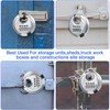 Maitys 10 Pack 4 Digit Combination Locks Stainless Steel Code
