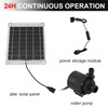Solar, 20W 16.4ft Water Lift Adjustable Water Volume Solar Water
