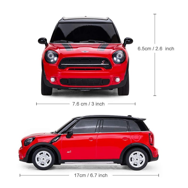 RASTAR RC CAR, 1/24 Mini Cooper Remote Control Car, RC