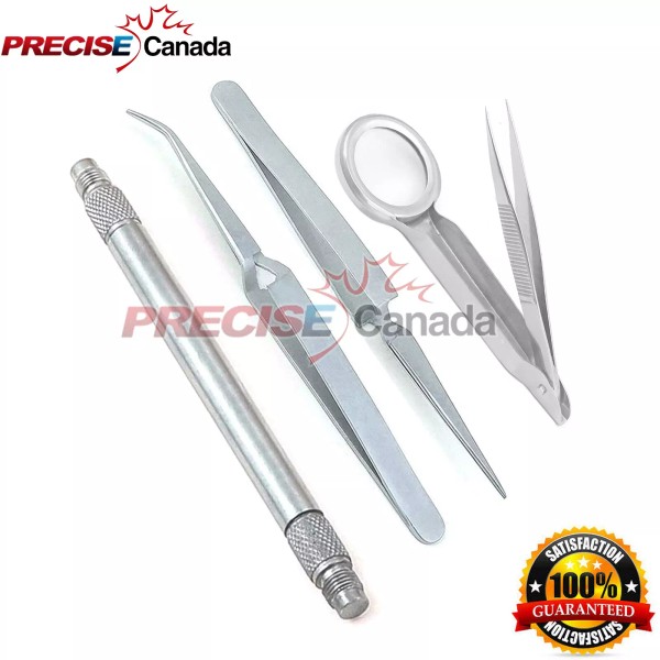 Precise Canada 4 Pcs Foreign Object Removal Kit Splinter Probe