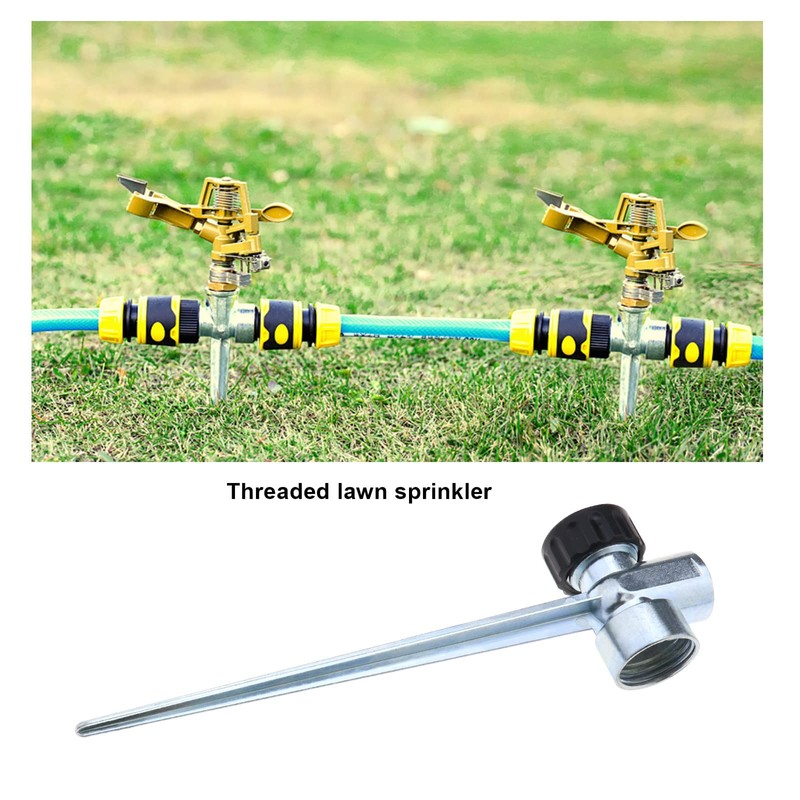 EMSea Garden Sprinkler Ground Spike Base Irrigation Sprinkler Lawn Sprinkler