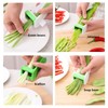 Qinuseaks Bean Stringer and Slicer, Mini Runner Bean Cutter for