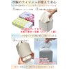 TOMOTHY Tissue Case, Stylish, Cute, Compact, Half Size, Tissue Cover