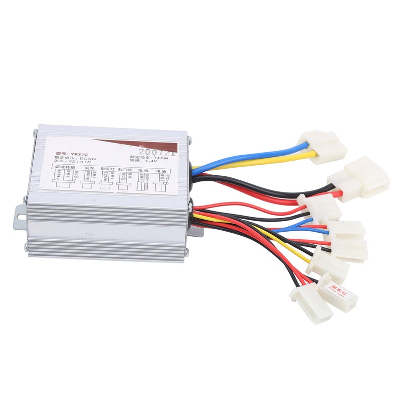 48V 500W Brush Controller Short Cable Thumb Throttle Grip Electric