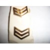 ROTC Sergeant RANK DRESS GOLD PIN ONE PAIR ARMY AND