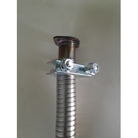 GenExhaust for Champion 3500/3200W & 3100/2800W Inverter Generator 1" Exhaust Galvanized Steel Extension 5 Foot Length