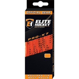 Elite Hockey PRO-X7 Skate Laces (X7-Orange, 108")