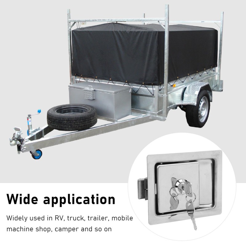 Toolbox Latch Stainless Steel Flush Mount Tool Box Latch Paddle