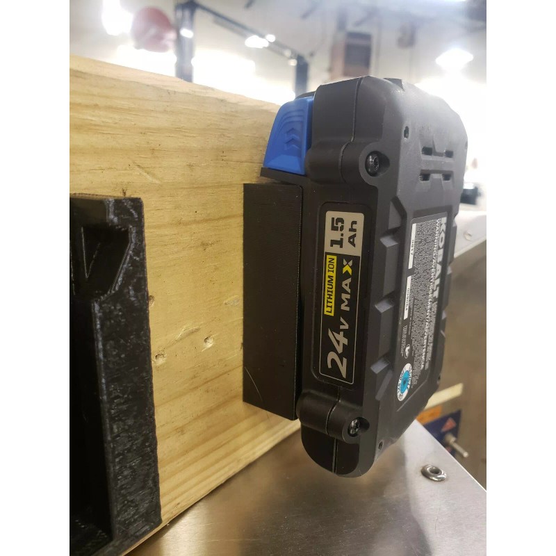 Unbranded Kobalt 24V Wall/Under Shelf Battery & Tool Holder Mount