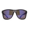 Mirror Lens Kush Mens Oversize Rectangular Sport Sunglasses Slate Blue