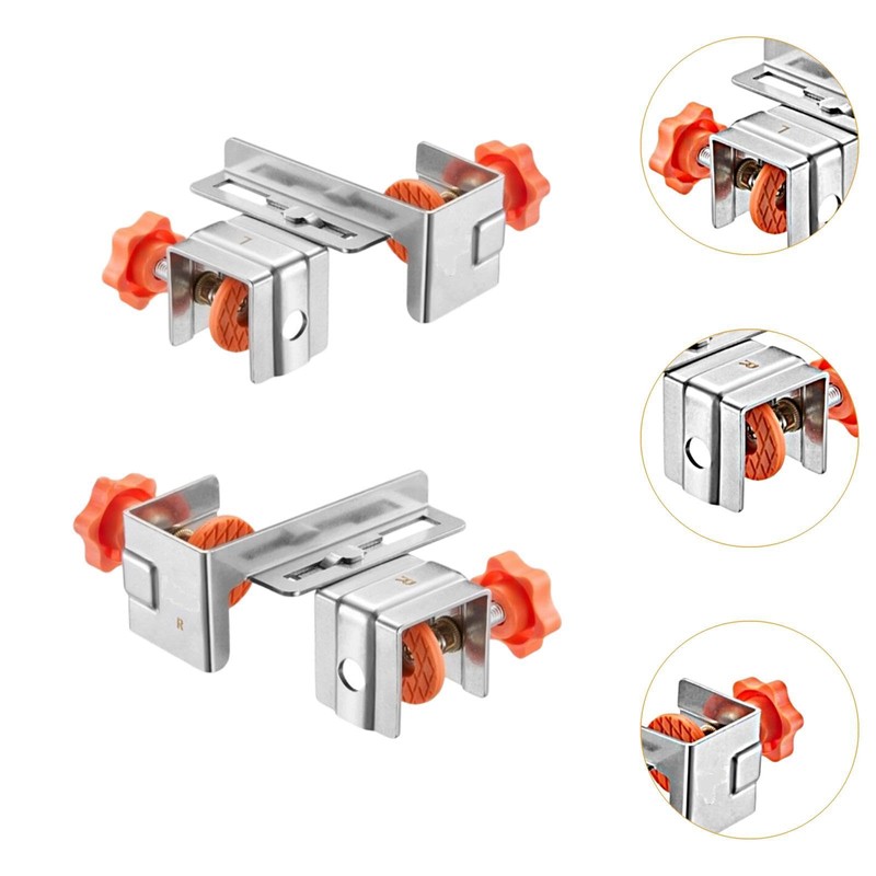 Generic 2x Cabinet Installation Clamps Woodworking Tool Heavy-duty Detachable High