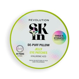 Revolution SKin, De-Puff Pillow Eye Patches, Hydrogel Patches With Hyaluronic Acid, Cools & Hydrates Under-Eyes, Vegan & Cruelty-Free, 30 Pairs
