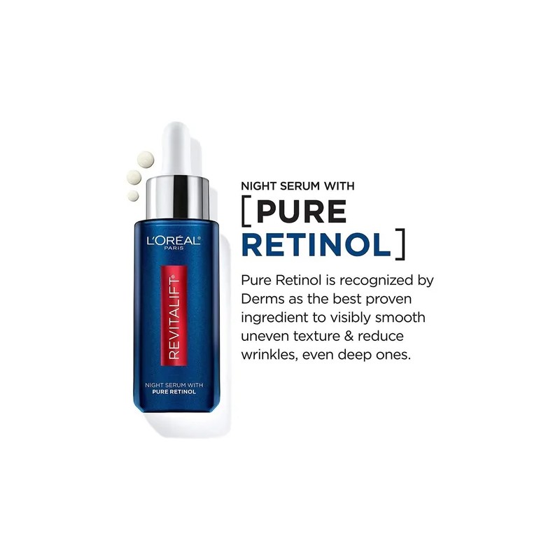 L'oreal Paris Revitalift Suero Nocturno De Retinol 0.3 % reduce