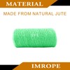 IMROPE 1mm x 1000 Feet Light Green Jute Rope, Twine