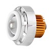 Motorcycle LED Headlight Projector Lens Dual Angel & Devil Eye