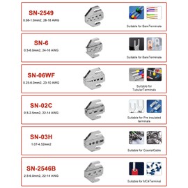 Terminals Crimping Tool Set Pressed Plier Electrician Tools Electrical Terminals Clamp Plier Electronics Pressing Connector Terminals Hand Clamp Tool
