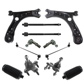 TRQ Front Steering & Suspension Kit Compatible with 2012-2017 Volkswagen Passat