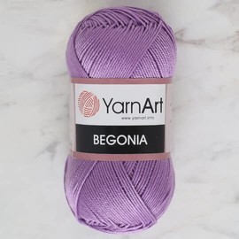 Yarnart Begonia, 100% Mercerized Cotton, 1.76 Oz (50g) / 185 Yrds (169m) Fine Sport: 2, amigurumi Yarn, Summer Yarn(6309)