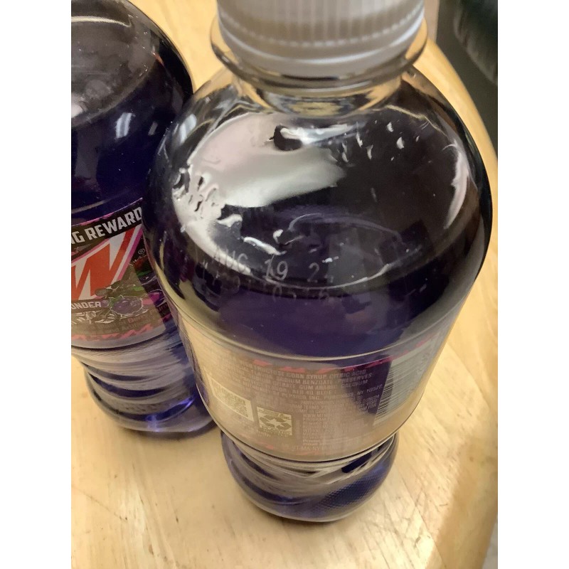 Mountain Dew Lot Of (2) Mountain Dew Purple Thunder 20oz