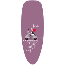 MSV Bügelbrettbezug Bügeltischbezug "Lovely" 125 x 43 x 0,1cm