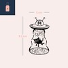 Fake Tattoo Alien - Temporalis® | Temporary Tattoos for Adults