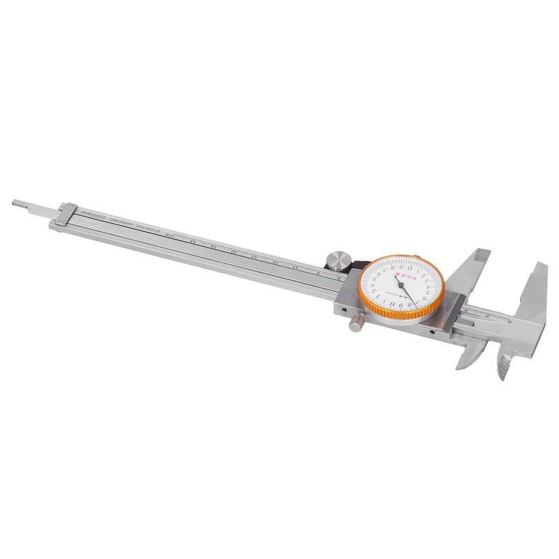Dial Caliper Vernier 0.02 Double Shock Stainless Steel Manual Measuring