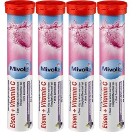 Mivolis Hierro + Vitamina C Tabletas Efervescentes - Supleme
