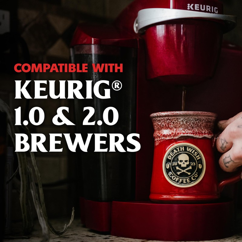 Death Wish Coffee - Single Serve Pods - Dark Roast