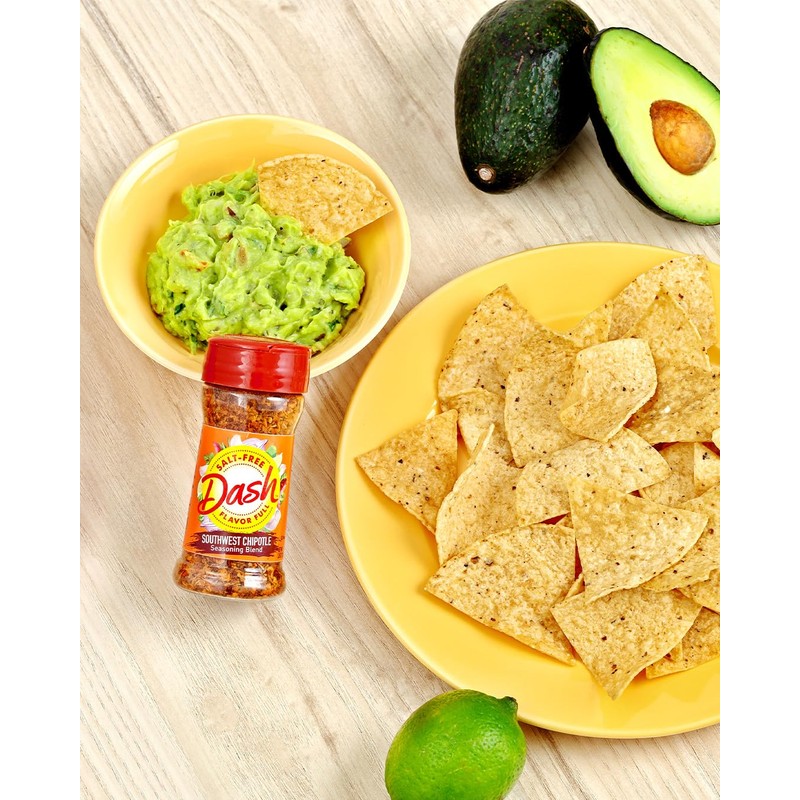 Dash Salt-Free Seasoning Blend, Southwest Chipotle, 2.5 Ounce (Pack of