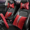 7PCS Steering Wheel Cover Set for Women, Car Accessories with