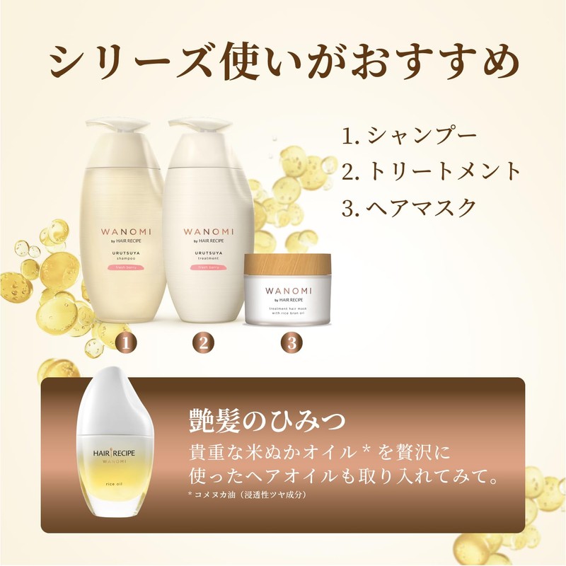 Wanomi Hair Recipe Wanomi, Soft Treatment Hair Mask, Jar, 6.1