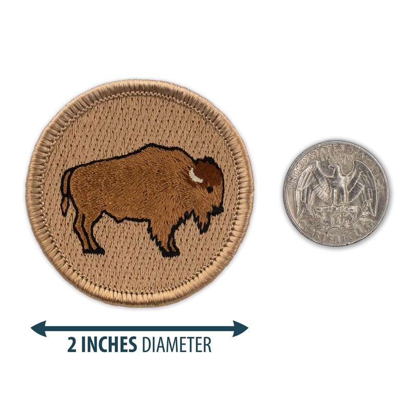 Bison Patrol Patch - 2" Round!