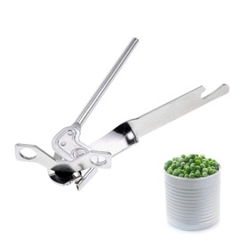 Westmark Zangendosenöffner, mit Kapselheber, Länge: 14,8 cm, Stahl, Standard, Silber, 10302270