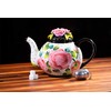 Blue Sky Ceramic 10.5"x6.5"X7" Rose Teapot