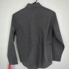 Chaps Boys Button Up Shirt Medium 10/12 Husky Gray Stretch