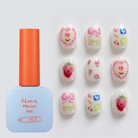 Nekozel Nekogel Sketchbook Gel Matte Top Gel Drawing Nail / 네코젤 스케치북젤 매트탑젤 드로잉네일