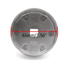 LDEXIN 65mm Inner Dia 14 Flute Oil Filter Wrench Tool fit for New Big Overlord, Aeolus, Camry, Nissan Bluebird, FLAT, Toyota A (Model 901)