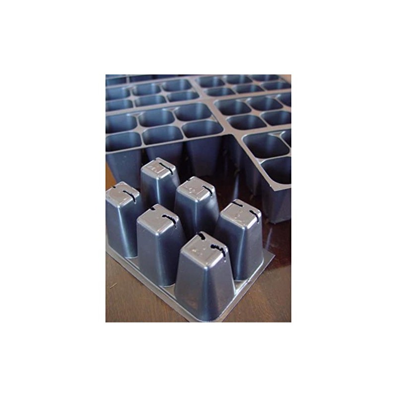 Seedling Starter Trays, 720 Cells: (120 Trays; 6-cells Per Tray),