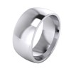 LANDA JEWEL Mens Sterling Silver 9mm Super Heavy Court Shape